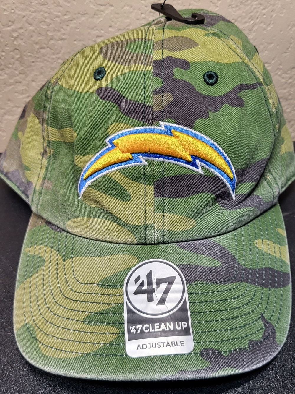 *NEW* '47 Brand Los Angeles Chargers Camouflage Slouch Fit Adjustable Hat Cap